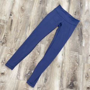 Full Length Wunder Under Lululemon Leggings Muted Blue